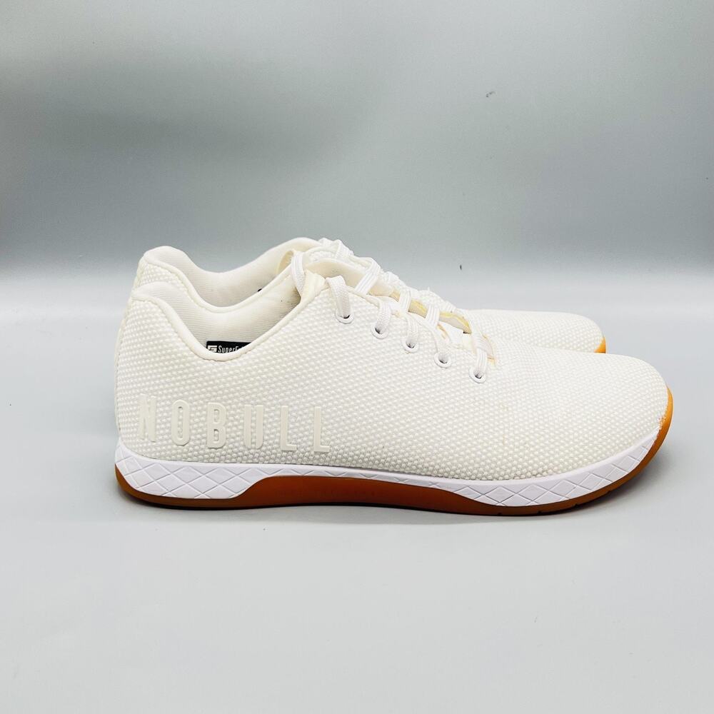 NOBULL Shoes Mens 11.5 White Trainer Training Athletic Sneakers Comfort Casual